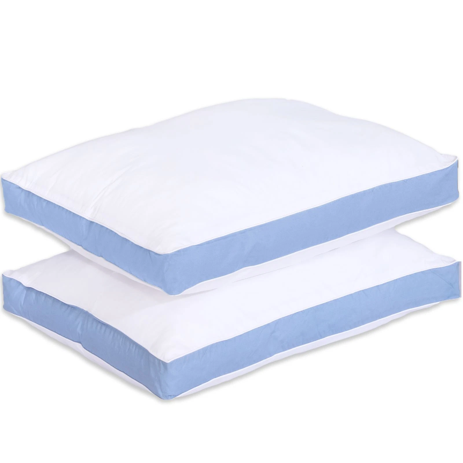 Gusseted Bed Pillow 2/12-Pack King & Queen Hypoall